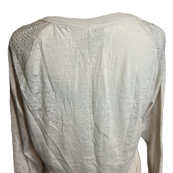 PINK by VS Woman’s Long Sleeved Shirt with Gems on Shoulders Sz XS - Picture 6 of 6